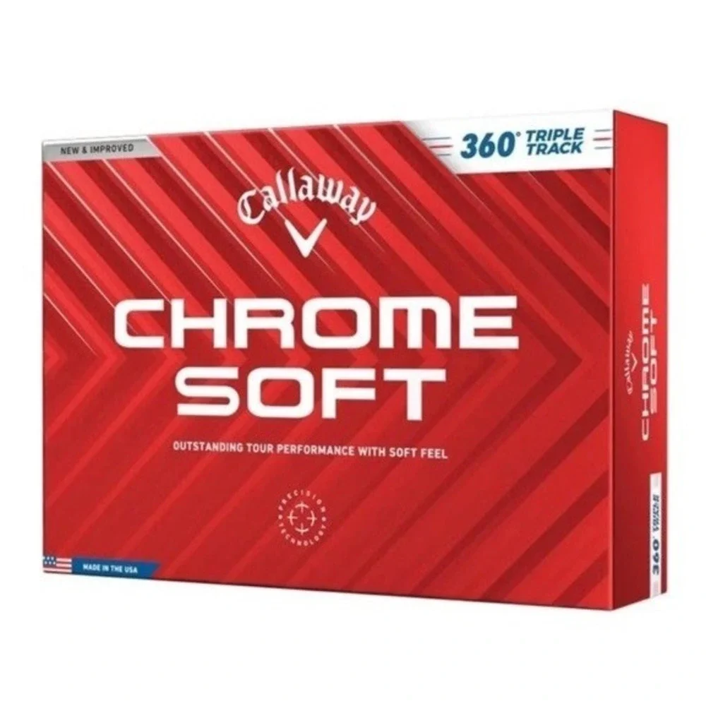 Callaway‎ Chrome Soft 360 Triple Track Golf Balls - White